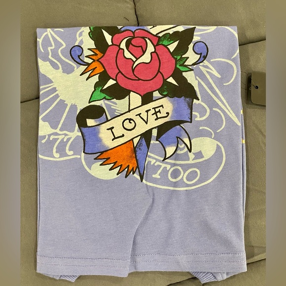 ❤️‍🔥🔥 ED HARDY “True to My love” tee size Small NWT - Picture 11 of 13